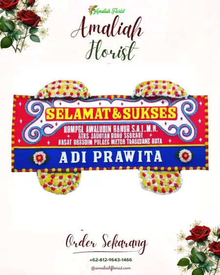 Papan Bunga Ucapan Selamat Ulak Dabuk